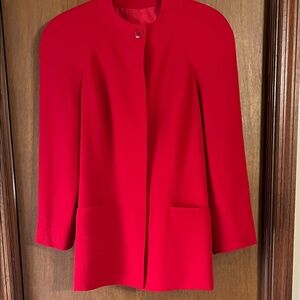 Vintage Oscar de La Renta wool  blazer size 10 or medium